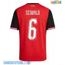 Camisa de time de futebol Áustria Nicolas Seiwald #6 Replicas 1º Equipamento Infantil Mundo 2026 Manga Curta (+ Calças curtas)